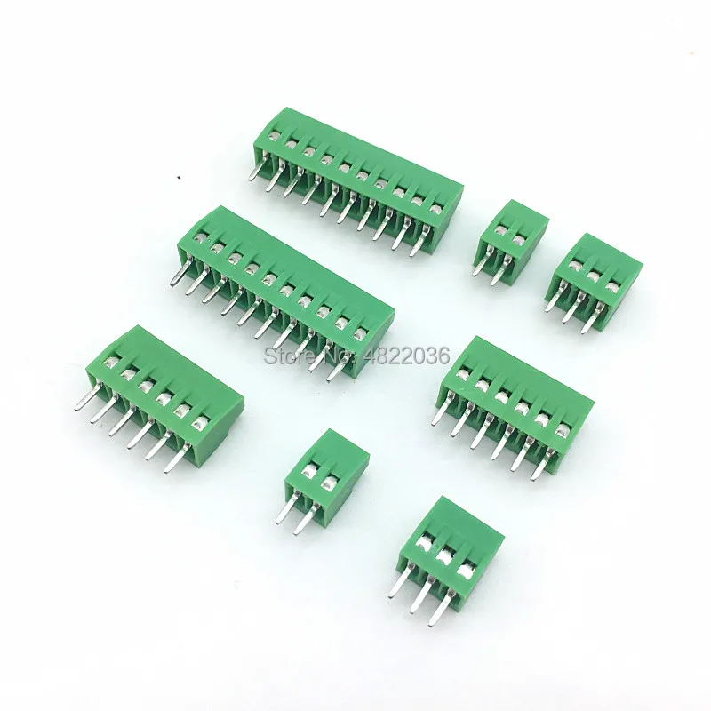 10pcs KF128 2.54mm PCB Mini Screw Terminal Block KF128-2.54 2P 3P 4P 5P 6P 7P 8P 9P 10P 12P 14P 16P Splice Terminal KF120-2.54