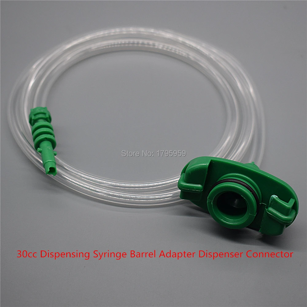 Adesivo Colla Liquida Dispenser Adattatore Tubo Connettore 30cc 10cc Erogazione Siringa di Plastica Barile Distributore di Adattatore del Connettore