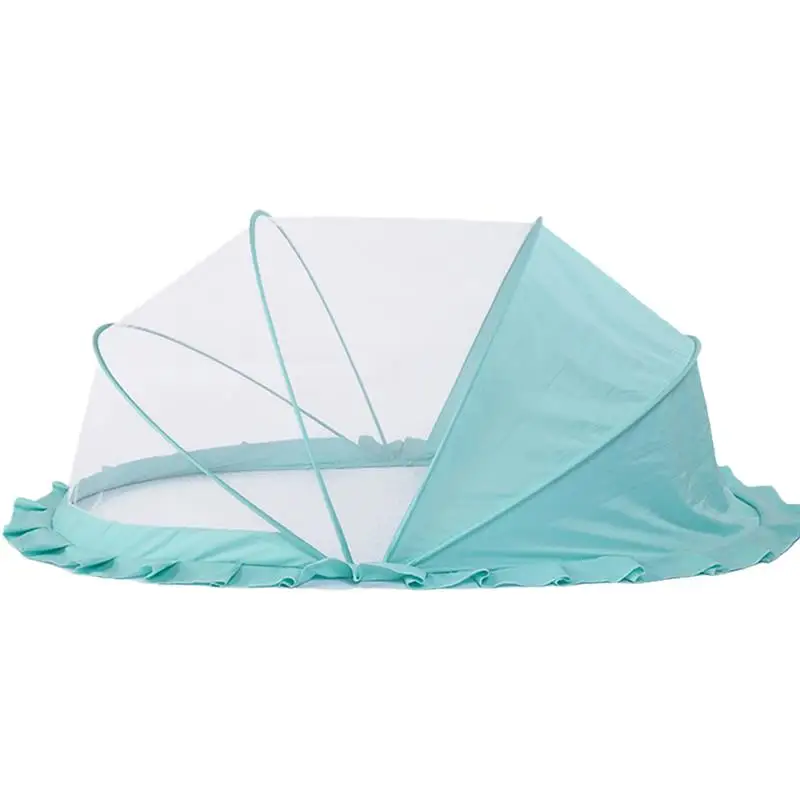 Mosquito-Proof Breathable Summer Children's Mosquito Net Folding Yurt Free Installation Crib Mosquito Net Cover Home Textile