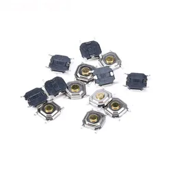 10Pcs 4X4x1.5mm 4PIN SMD push button switch TACT Switch Micro key power switches 4*4*1.5 4X4x1.5 inching