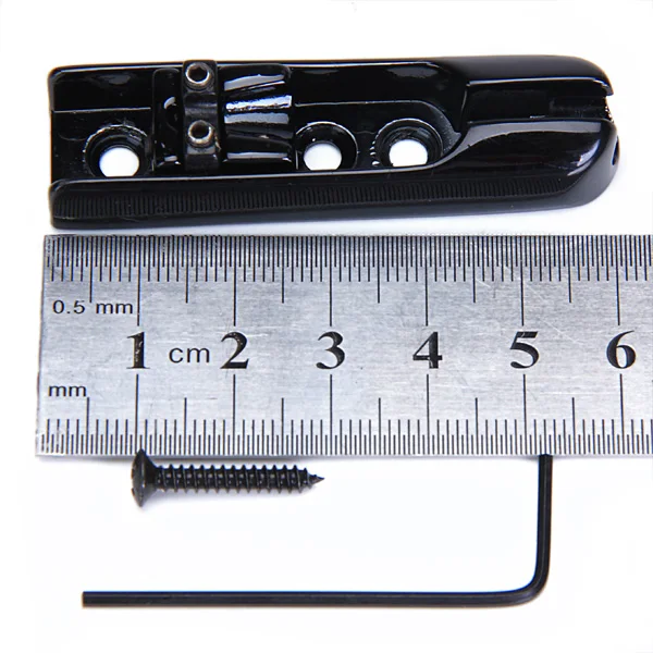 Black 5-String Individual Bass Bridges Parts with Alley Key Screws Guitar Parts & Accessories Individual Bass Bridge