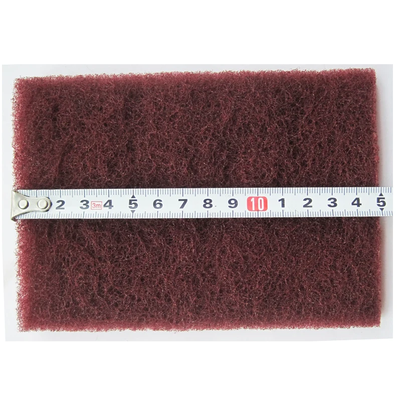 내구성 10PCS 연마 마무리 청소 연마 페이딩 산업용 수세미 15.5x10.5x0.9cm 재사용 가능한 클리닝 패드