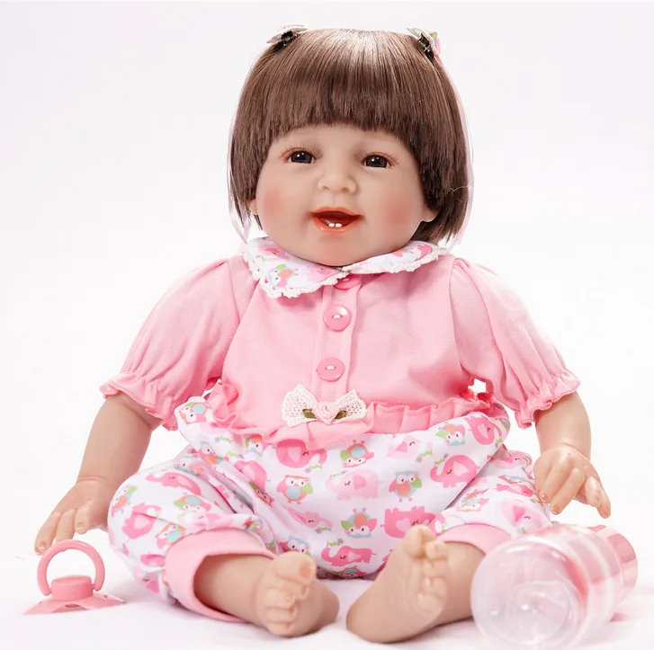 

New Arrival Doll Reborn Girl Doll Handmade Vinyl Baby Doll Accessories Toys For Girls Birthday/Xmas Gift