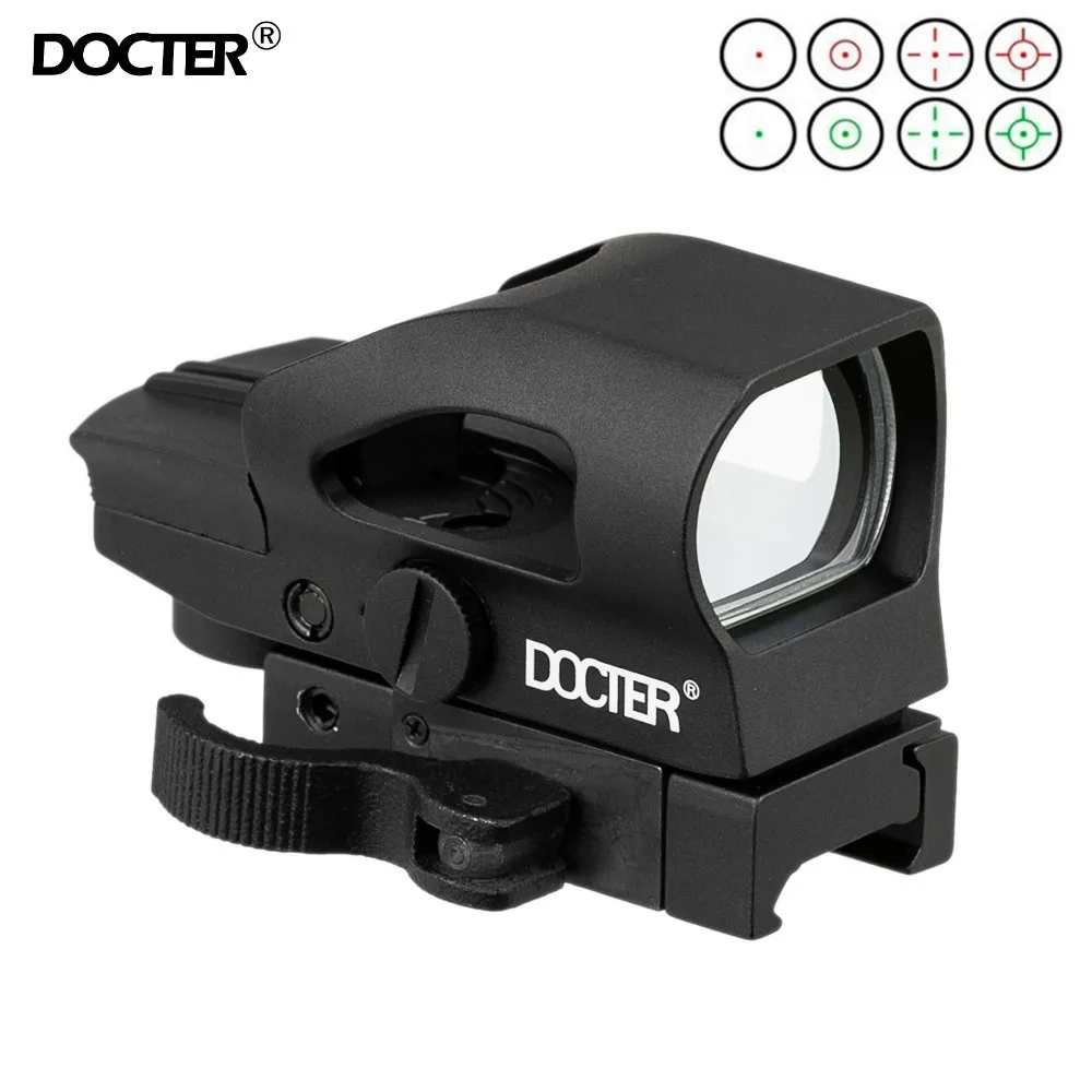 

Riflescope Hunting Scopes 20mm Rail Tactical Holographic 1x22x33 Reflex Red Green Dot Sight Scope Ak 47