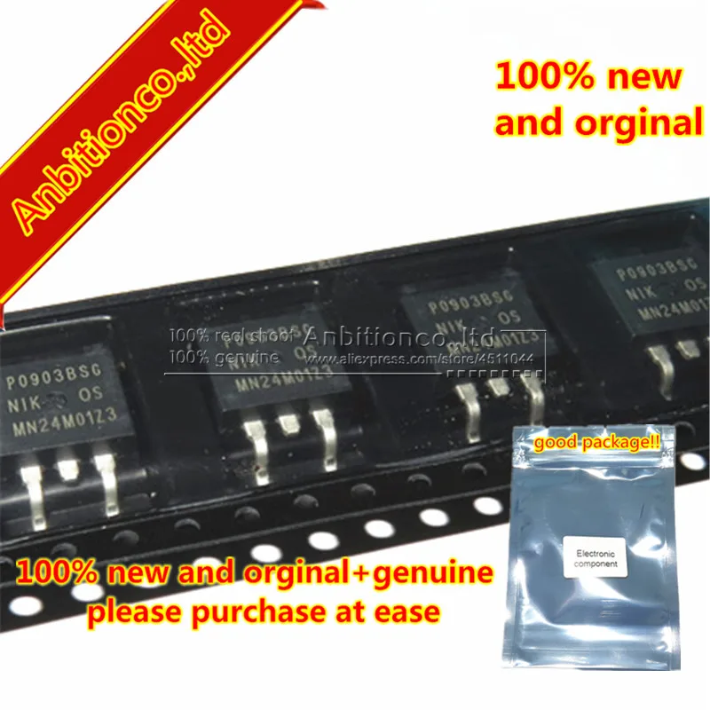 5pcs  100% new and orginal P0903BSG TO263 N-Channel Logic Level Enhancement Mode Field Effect Transistor in stock