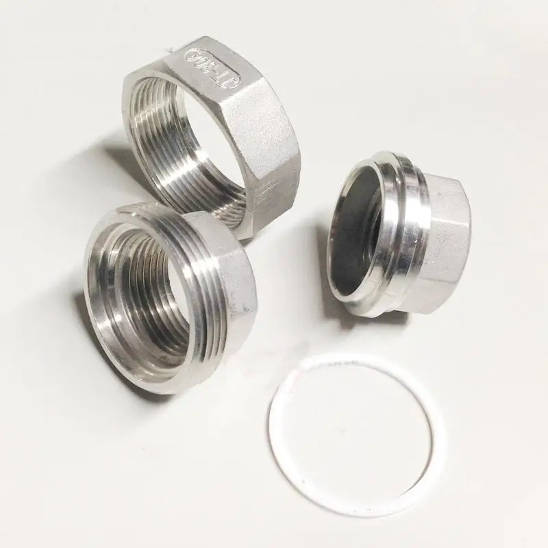 1-1/4" BSP Female Thread 304 Stainless Socket Union Set Pipe Fitting Connector 230 PSI