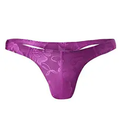 2019 Hot Mens Transparent Sexy Lace Thongs Cool Gay Men Underwear Ventilator Male Bikini G-strings Seamless Funny Thong For Man