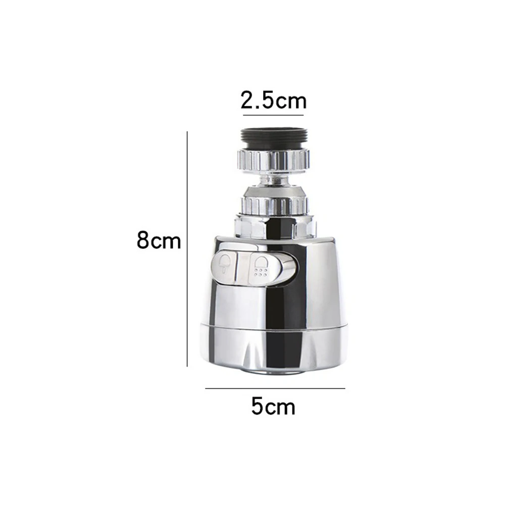 Adapter Bath Kitchen Accessories Filter Flexible Tap Stainless Steel Faucet 360 Rotating Aerator Faucet Extender Spray Head