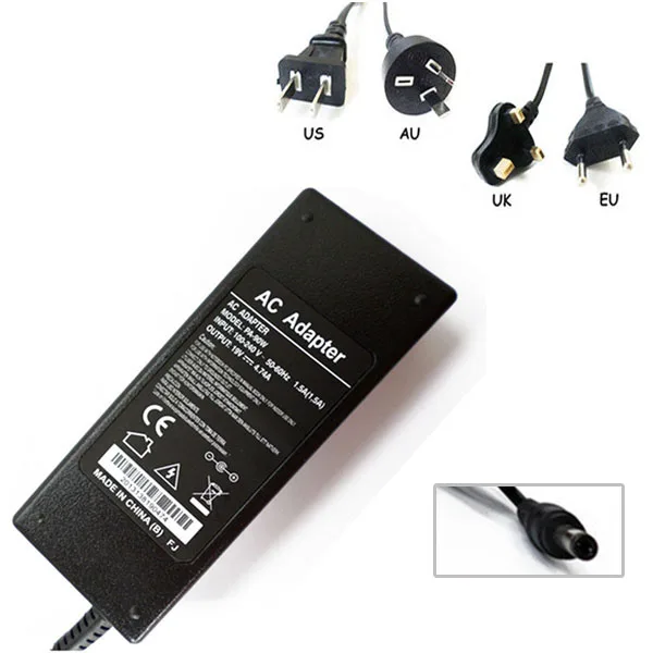 

AC Adapter For Toshiba 19V 4.74A 90W C875 N136 N193 Power Supply Cord Charger carregador notebook carregador de bateria portatil