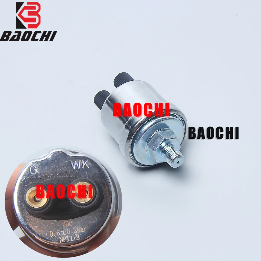 

High-quality Oil Pressure Sensor for VDO Universal 0.8-10 Par 1/8 NPT Oil Pressure Sensor DC 6V 12V 24V