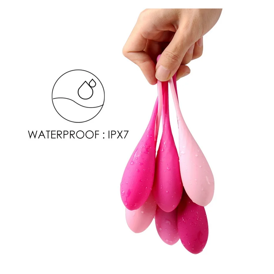 6Pcs/set Geisha Ben Wa Ball Kegel Vaginal Irritation Exercise Tight Training Ball Sex Toy For Women Love Egg Adult Products