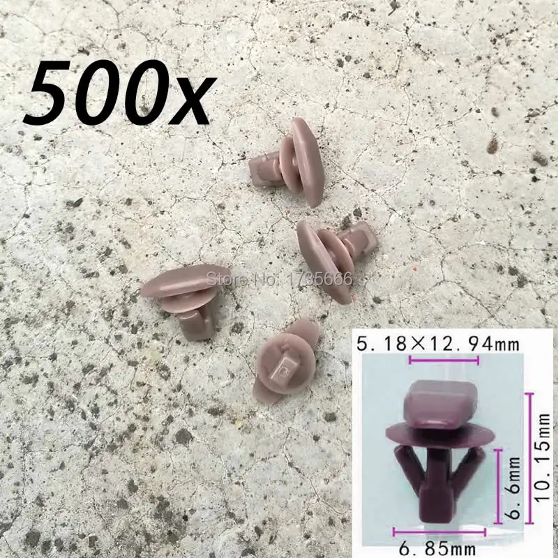 

Set of 500x For Mitsubishi Weatherstrip Rivet Retainer Clip Fastener MU481027 Outlander Sport Eclipse & Diamante 1991 On