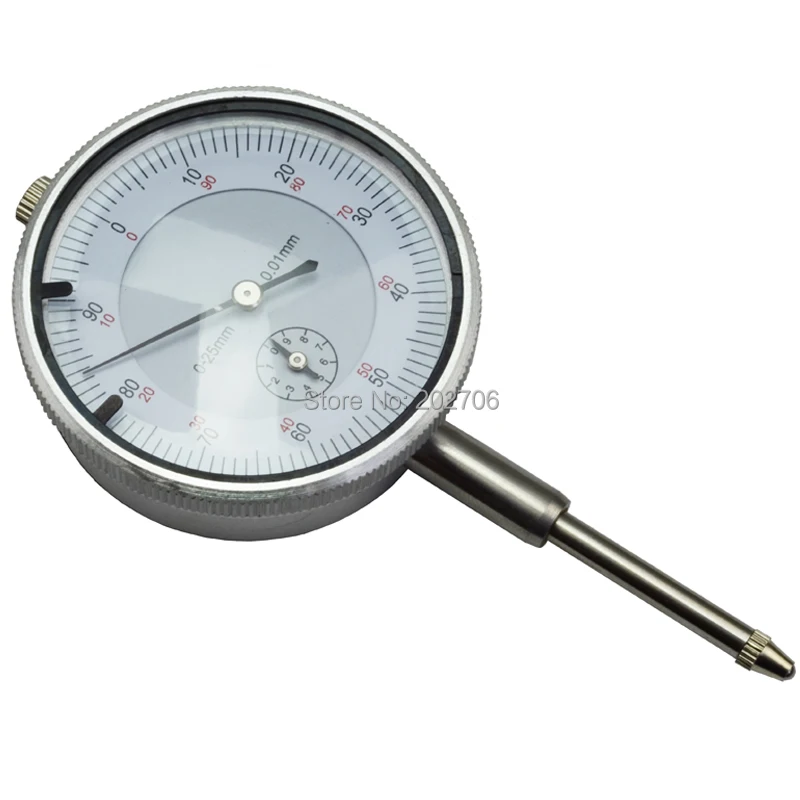 Precision 5mm 25mm 30mm 0.01mm Dial Indicator Gauge Meter Precise Indicator Gauge measure instrument Tool dial gauge micrometer