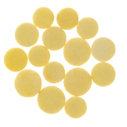 Tooyful Finest 1 Set Yellow Standard Piccolo Pads Mats DIY Woodwind Instrument Parts