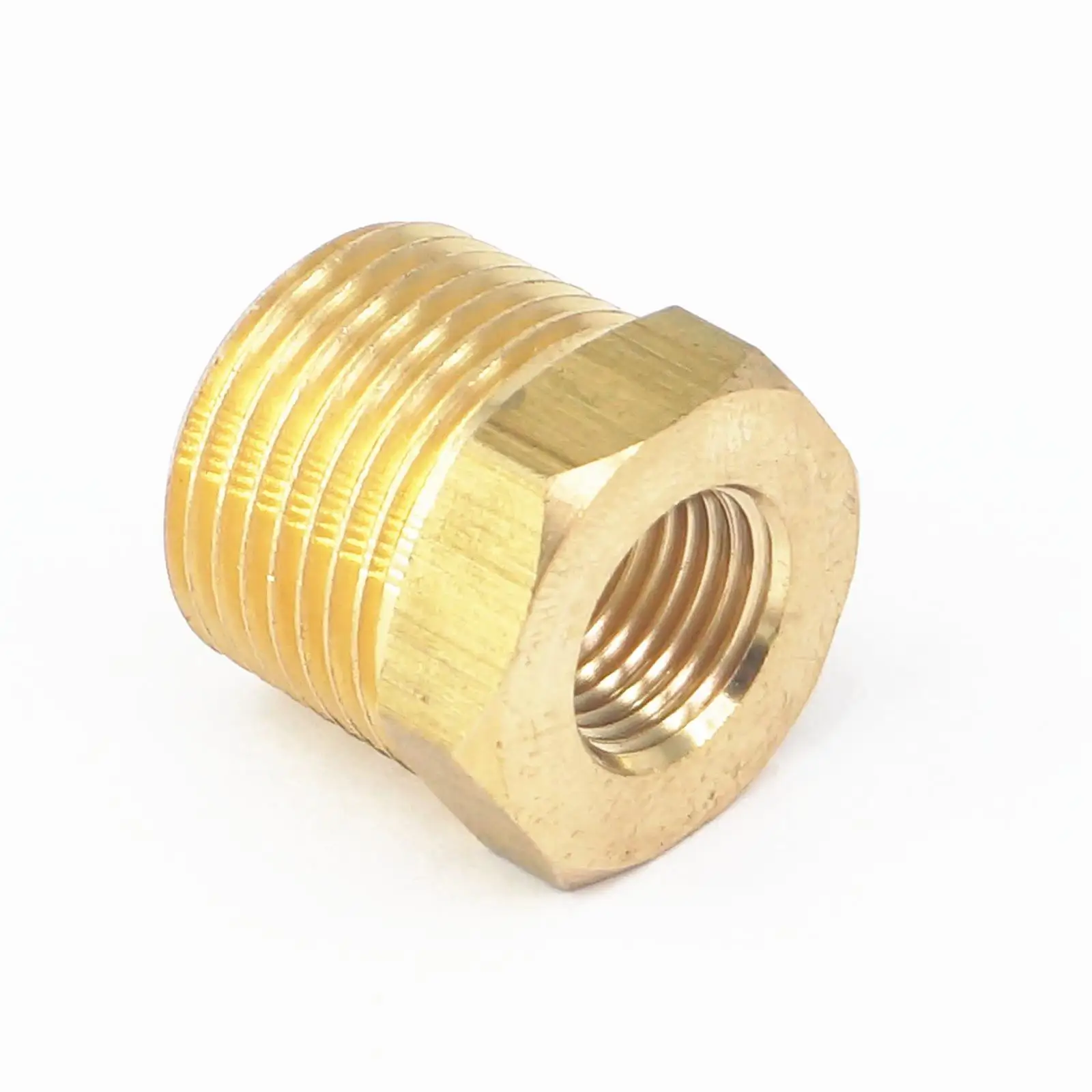 

3/8 "BSPT Male x 1/4" NPT Female, редукционная втулка, латунный фитинг, соединитель, адаптер, воздушный, газовый, топливный, водный давление 229 PSI