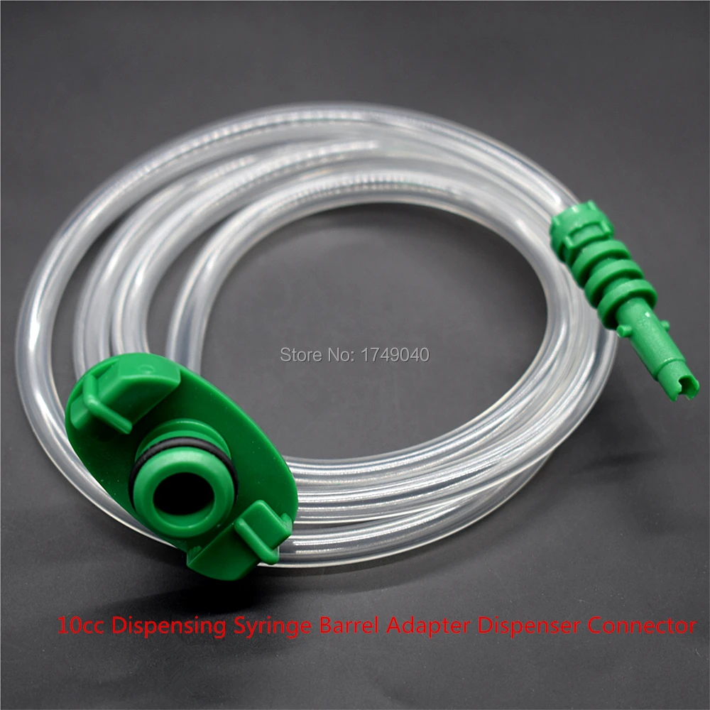 10cc 30cc Dispensing Syringe Barrel Plastic Adapter Adhesive Glue Liquid Dispenser Connector Hose Glue Dispenser Syringe Adapter