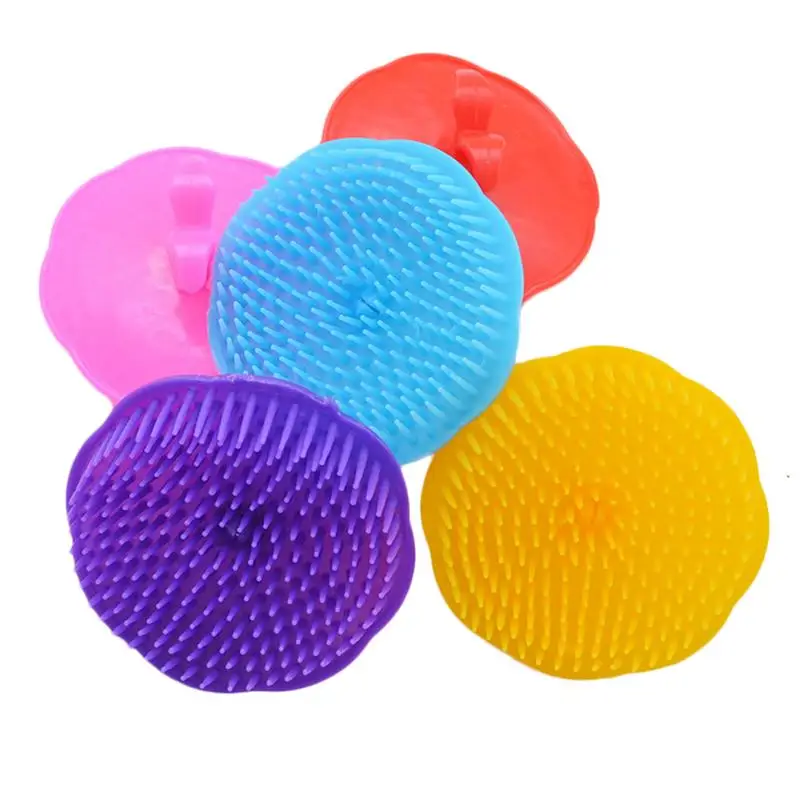 1PC Mini Hair Comb Round Shaped Hair Brush PlasticHead Scalp Massage Comb Hair Promote Blood Circle Comfortable To Use