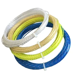 1pc Retail Nylon soft feeling Tennis String 1.30mm Synthetic Tennis Training String 12.2m elastic strings