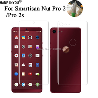 For Smartisan Nut Pro 2 / Pro 2s Soft TPU Front Back Full Cover Screen Protector Transparent Protective Film + Clean Tools