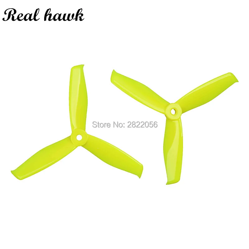 2pair 5 colors Gemfan 5055 5.0x5.5 FPV PC 3 propeller Prop Blade CW CCW shaft through the machine more special motor 2205-2306