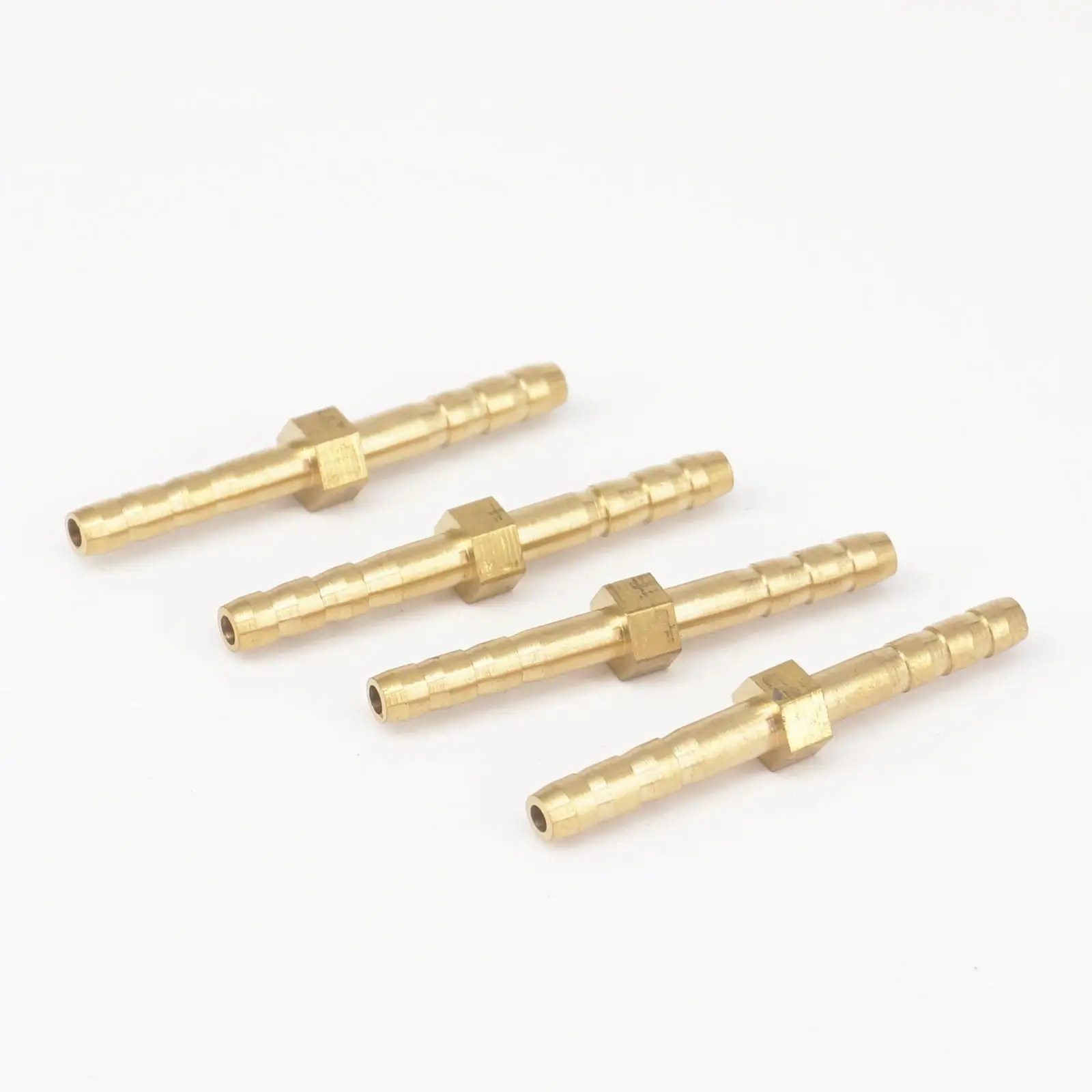 

LOT 5 Hose Barb I/D 4mm Brass coupler Splicer Connector fitting for Fuel Gas Water