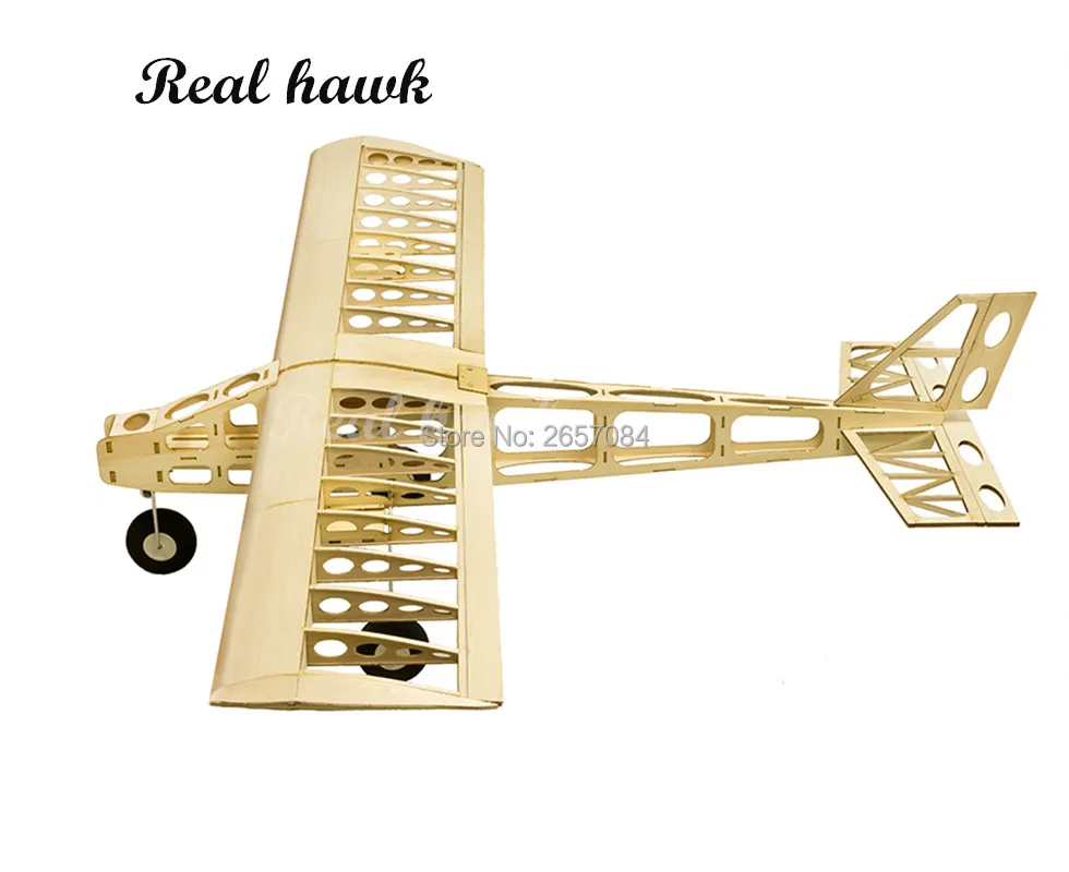 RC AirPlanes Laser Cut Balsa Wood Airplanes Fixed wing exercise Frame without Cover Wingspan 1300mm Building Kit