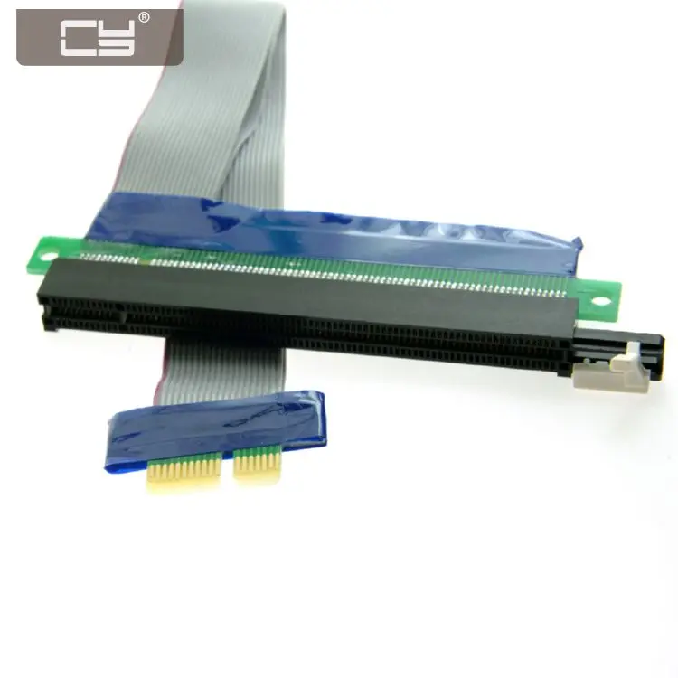 

CY 20cm PCI-E Express 1x to 16x Extension Flex Cable Extender Converter Riser Card Adapter