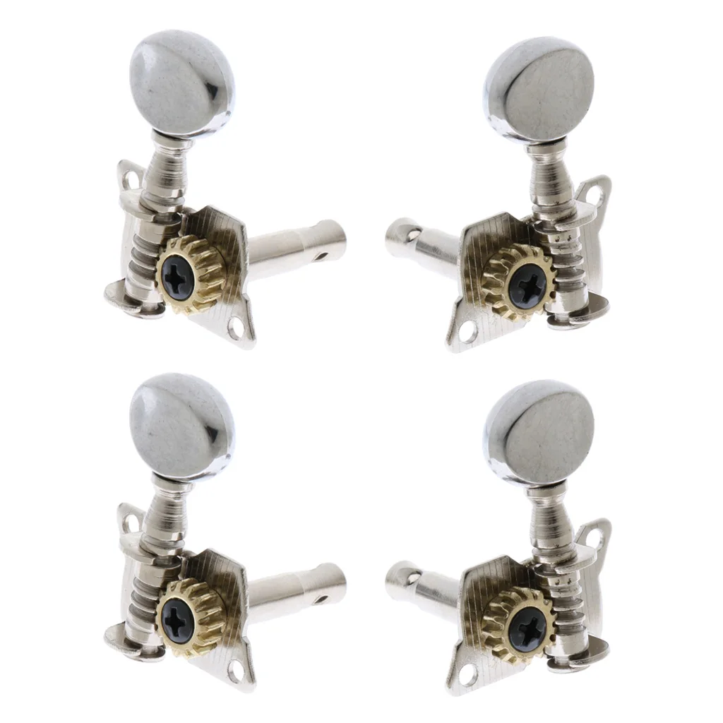 Metal Guitar Ukulele  Machine Head String Tuning Pegs Key Tuner for Ukulele Guitar Replacement Parts