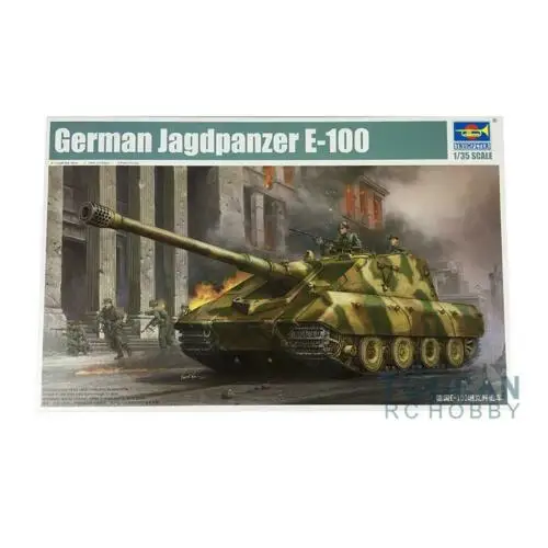 

Trumpeter 01596 1/35 Scale German E-100 Tank Destroyer Static Kit Model DIY TH05467-SMT2