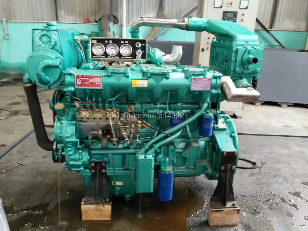 China supplier R6105AZLC marine diesel engine 121kw/1500rmp 130kw/2000rmp ship diesel engine for marine diesel generator power