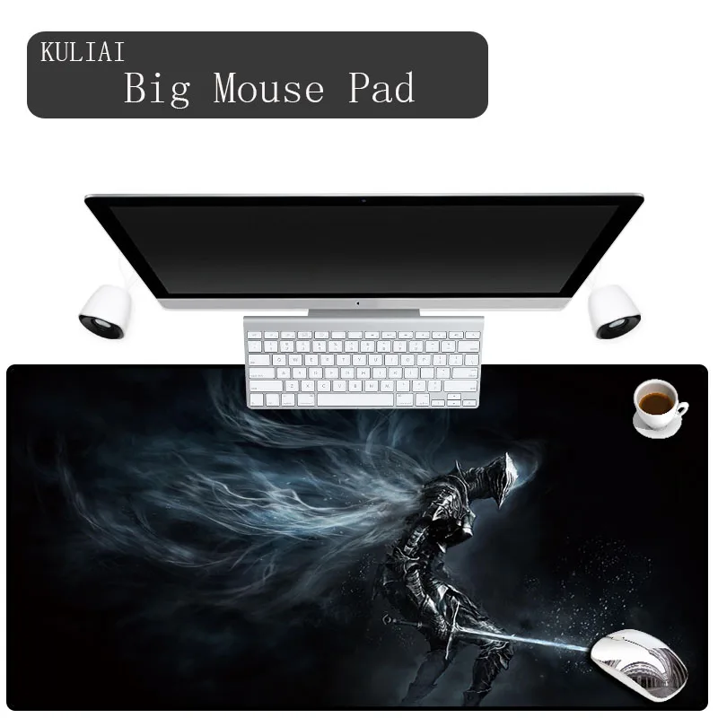 XGZ Dark Soul Anime Game Mouse Pad Rubber Large Size Non-slip Player Gaming Keyboard Desk Laptop Mouse Pads for Lol Dota2 Cf