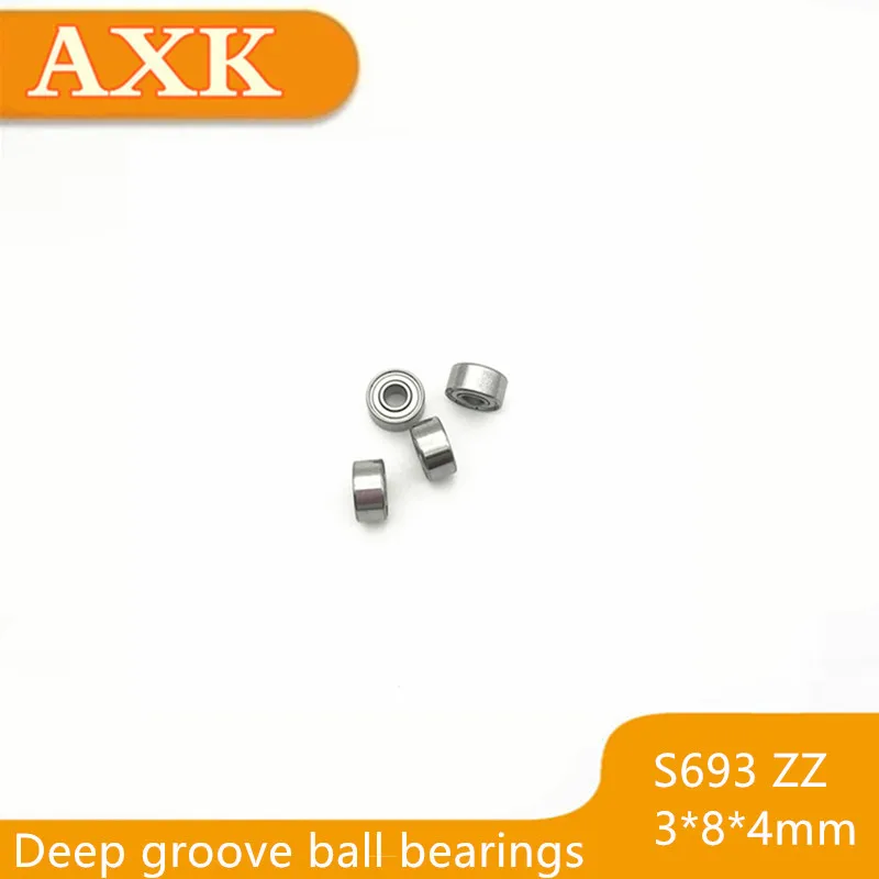 

2023 Promotion Direct Selling S693zz Abec-3 (10pcs) 3x8x4mm Stainless Steel Ball Bearings S619/3zz