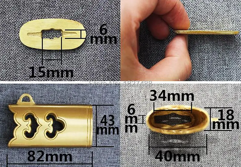 A Set High Quality Chinese WuShu/TaiJi Sword Fitting Copper Guard TaiChi Jian Sword DIY Accessories