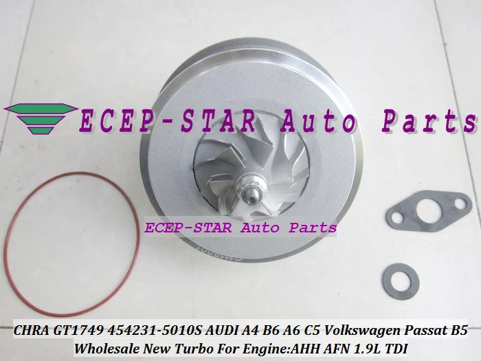 

bbb Turbo CHRA Cartridge GT1749 454231 454231-5010S 454231-0002 For AUDI A4 B6 A6 C5 For Volkswagen For VW Passat B5 AHH AFN 1.9