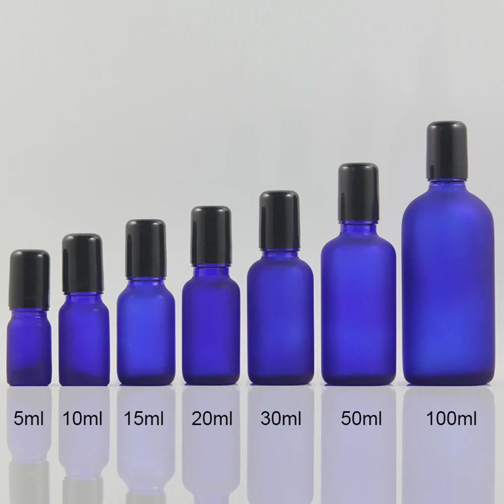 50ml frosted blue hand cream packaging tubes, essential oil packaging for cosmetic containers