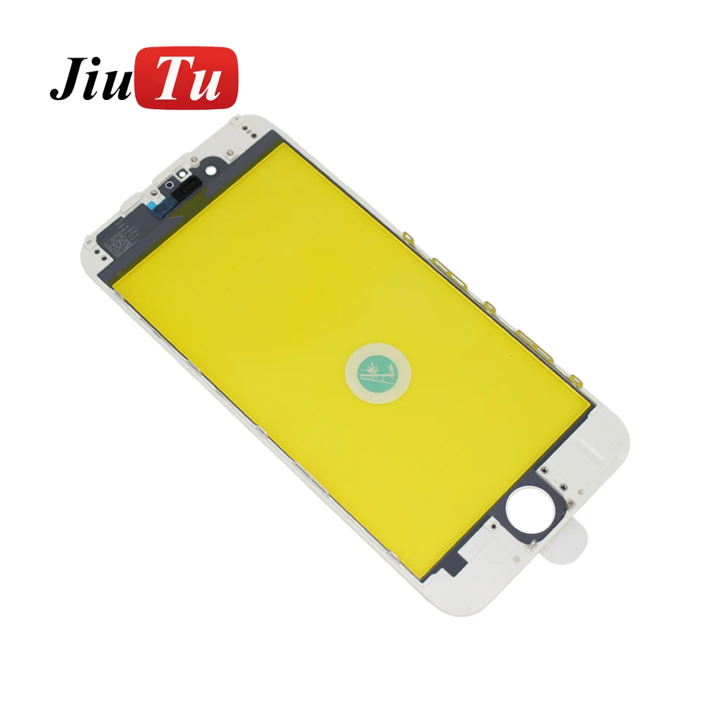 Cadre de lentille en verre avec pression à froid pour iPhone 6/6 Plus/6s 6s Plus/7/7 Plus/8/8 Plus, rénovation d'écran LCD fissuré, 10 pièces
