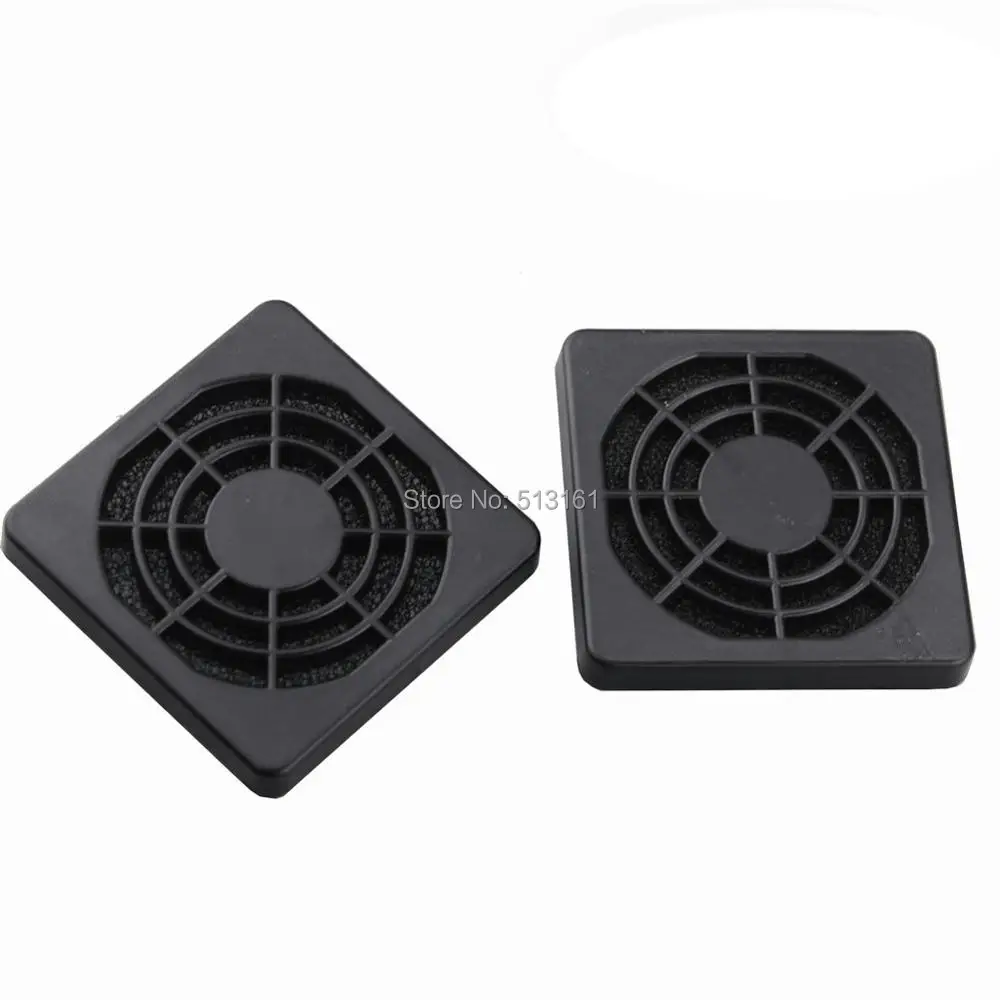 20 шт./лот Gdstime 5 см 50 мм Пылезащитная крышка шасси пылезащитный чехол PC чехол Вентилятор Кулер Черный Пылезащитный фильтр сетевой чехол