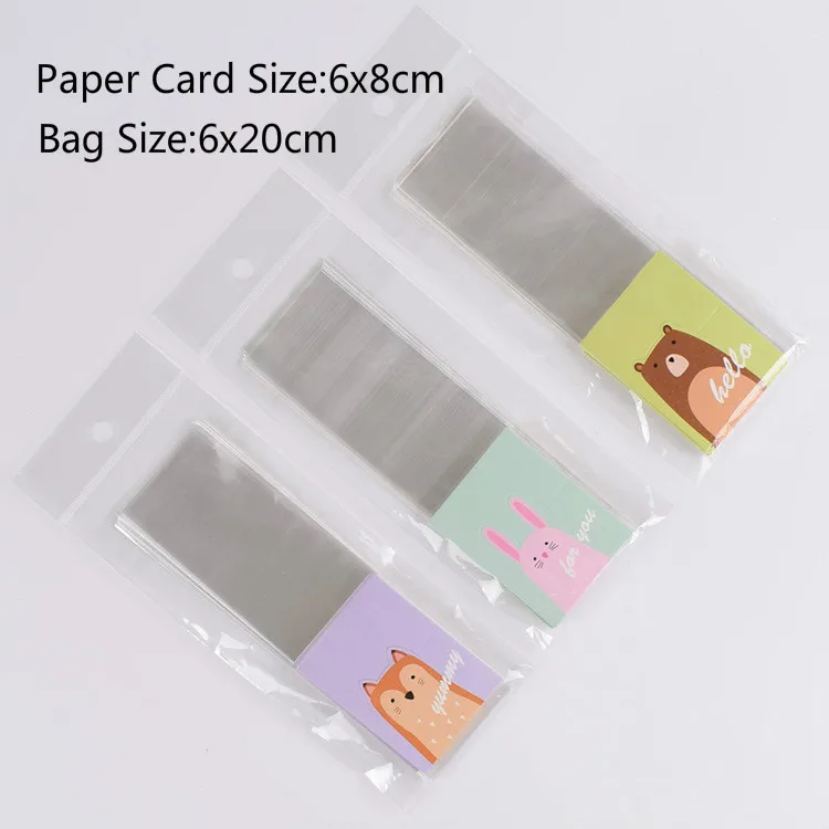 20Pcs Candy Bag Baby Kids Birthday Party Small Gift Bag Plastic Sweet Chocolate Cookie Sticks Packaging Bags Wedding Favors