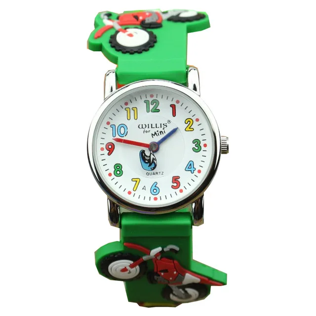 NAZEYT luxury brand 10M impermeabile 3D Cartoon vehicle Design orologio da polso analogico orologio per bambini/orologi da polso al quarzo per bambini