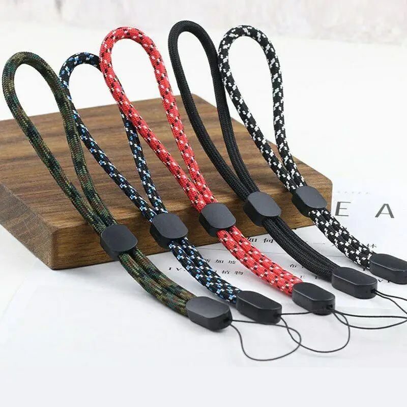 Adjustable Hand Wrist Lanyard Strap String for Phone iPhone Samsung USB Flash Drives Keys Keychains DSLR Camera Holders