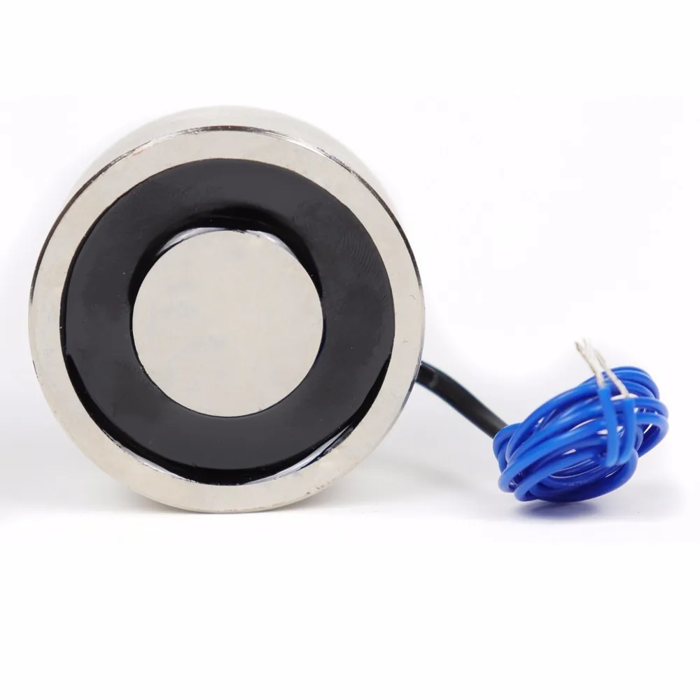 49*21mm Suction 40kg 400n Dc 5v/12v/24v Mini Solenoid Electromagnet Electric Lifting Electro Magnet Strong Holder Cup