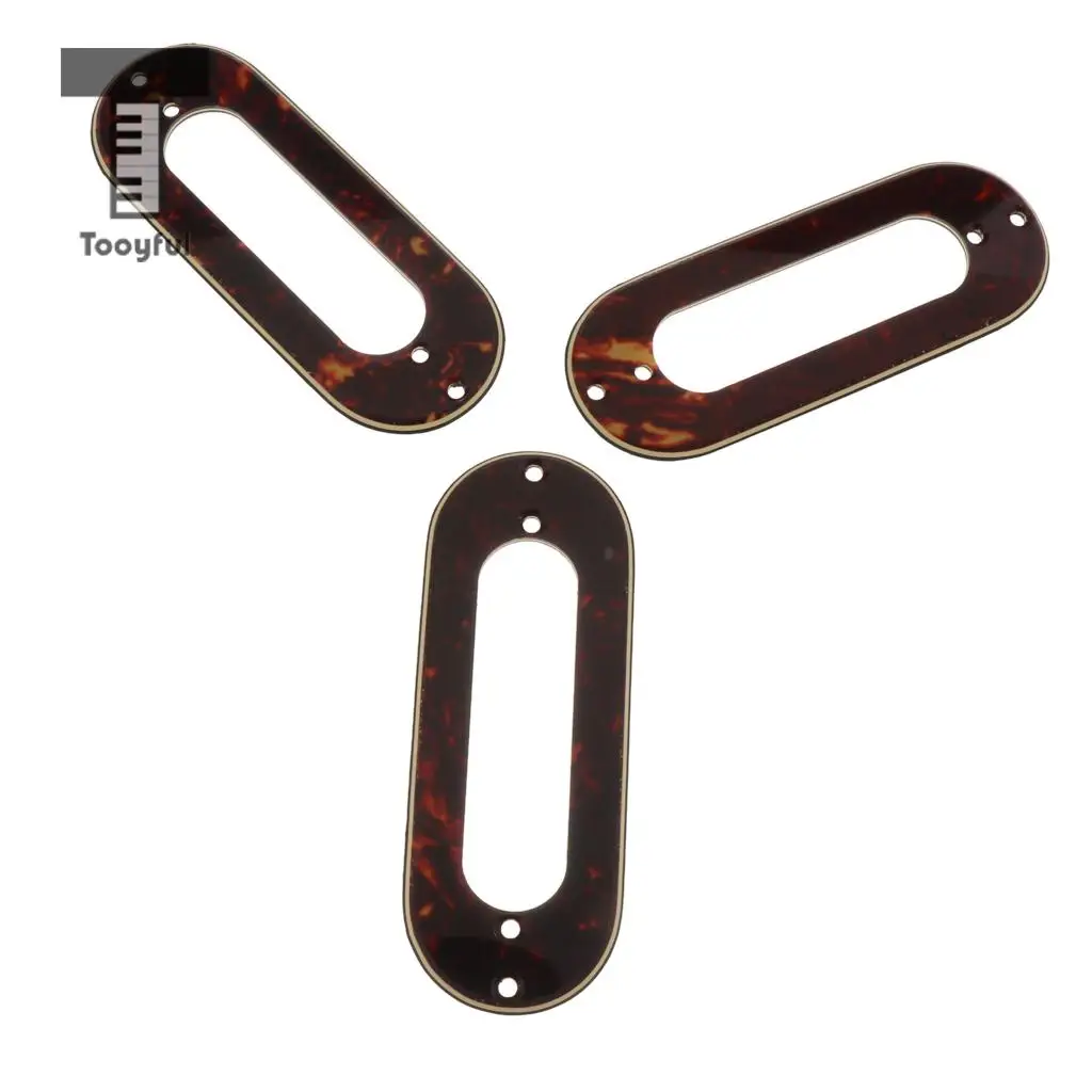 3pcs Metal Durable Fine Workmanship Single Coil Pickup Frame Mounting Rings for Musical Instruments Electric Guitar Parts