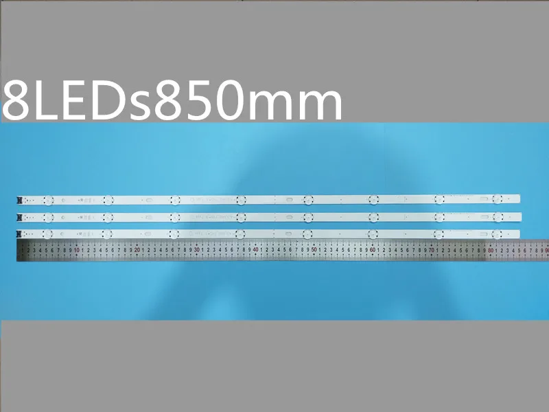 

(New Kit )3 PCS 8LED 850mm LED backlight strip for LG HC430DGN-SLNX1 43UF6400 43UF640V 43UF6407