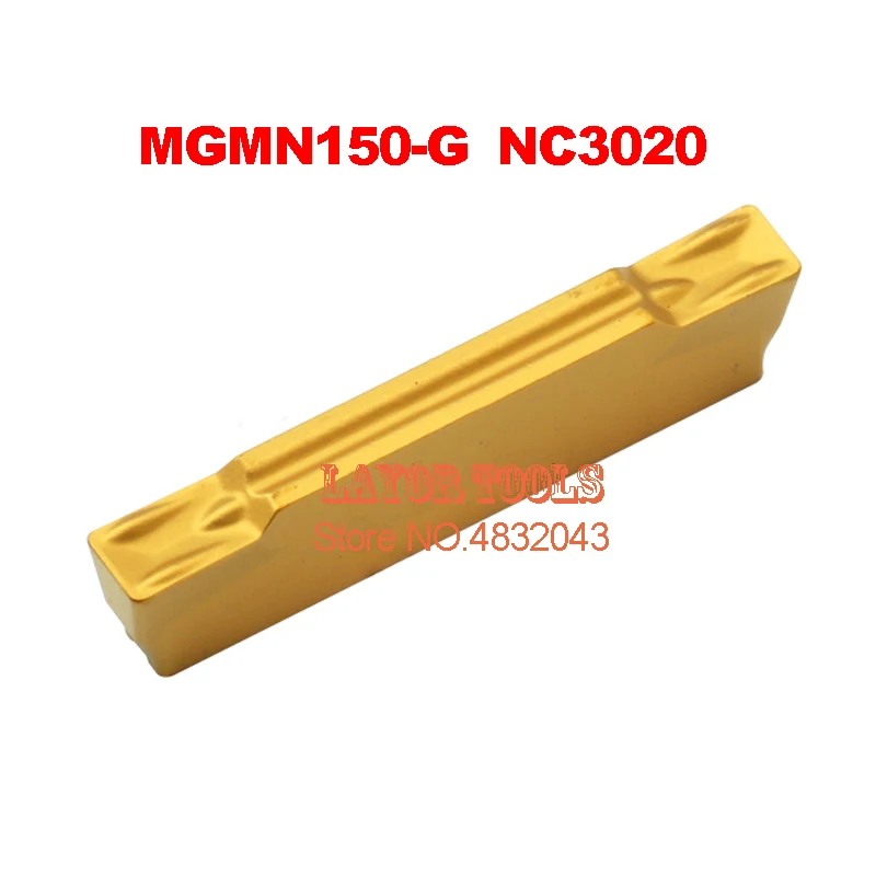 MGMN150-G NC3020/NC3030, Two-headed Cnc Cutting Stainless Steel Coated Carbide Turning Insert For Grooving Holder Mgehr & Mgivr