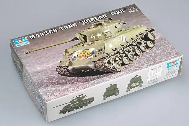 Trumpeter 1/72 07229 M4A3E8 Tank“Korean War”