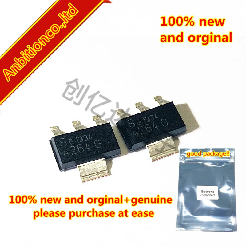 10pcs 100% new original TLE4264G silk-screen 4264G SOT-223 5-V Low-Drop Fixed-Voltage Regulator in stock