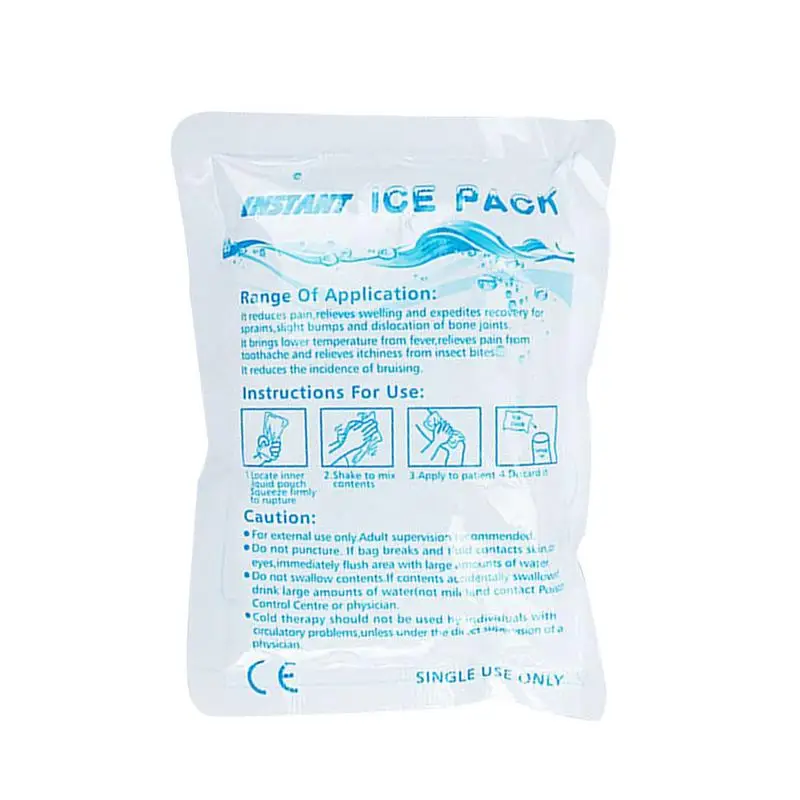 Instant Portable Cold Pack Capacity Disposable Ice Pack for Athletes Outdoor Activities