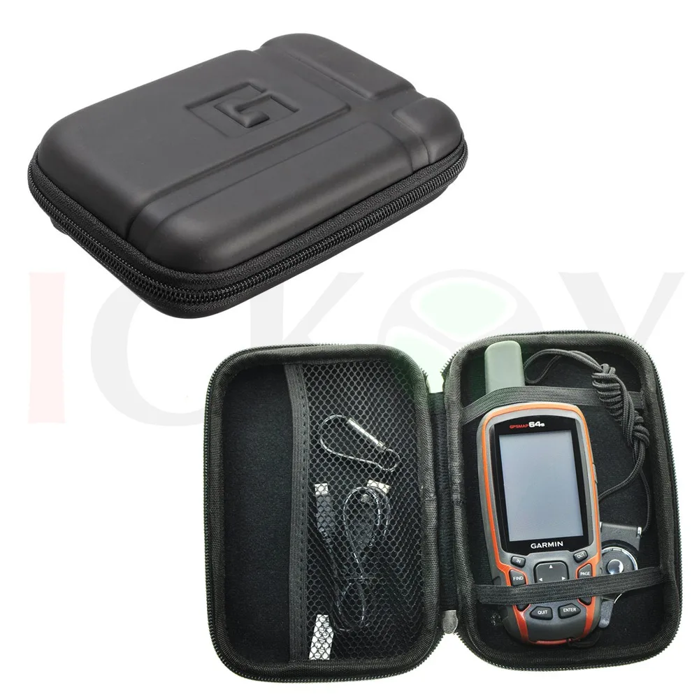 Portable Protect Case+Black Detachable Ring Neck Strap for Garmin GPSMap 60CS 62 64 62st 64sx 64st 66st Astro 320 220 66 67s 67i