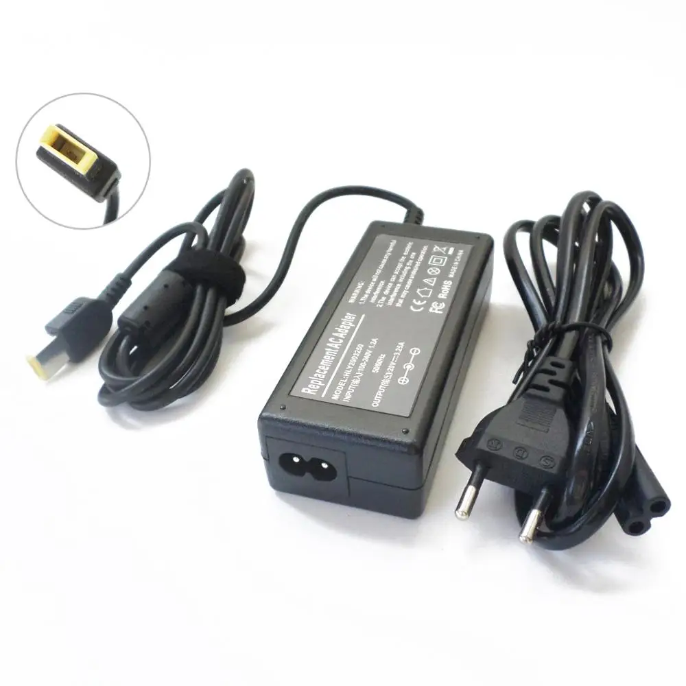 65W USB Plug AC Adapter Power Charger For Lenovo 20V 3.25A G490AT G500AT G510AT M490S B40-80 B41-30 B41-35 B50-30 B50-45 B50-70