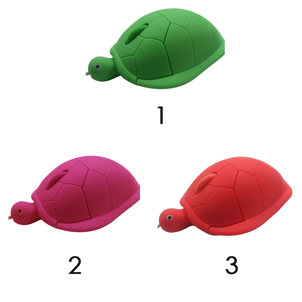 Cute Animal Wired Mouse USB 3D Turtle Optical Mice Mouse For Computer PC Mini Pro Sea Turtle Gaming Mouse